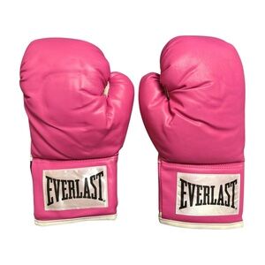 Everlast Pink Boxing Gloves Adult Size with Adjustable Wrist Bands